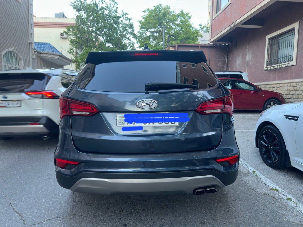 Hyundai Santa Fe, 2.0 L, 2017 il, 186 684 km — Avtomobillər, Bakı (2)