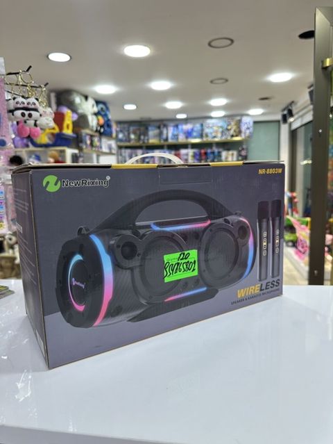 120 Azn alinib 90 Azn satilir NewRixing NR-8803W portativ karaoke — Sumqayıt