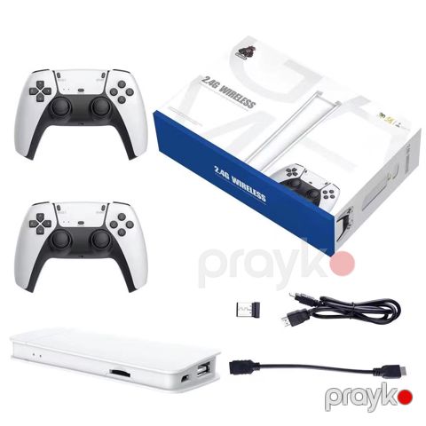 Game Stick 4K Retro Oyun Konsolu 2.4G naqilsiz pultlarla — Uğur Telekom