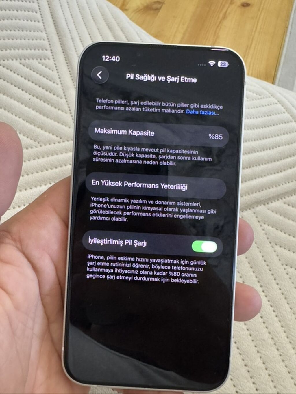 IPhone 13, Ağ, Simsiz şarj — Apple iPhone, Gəncə (5)