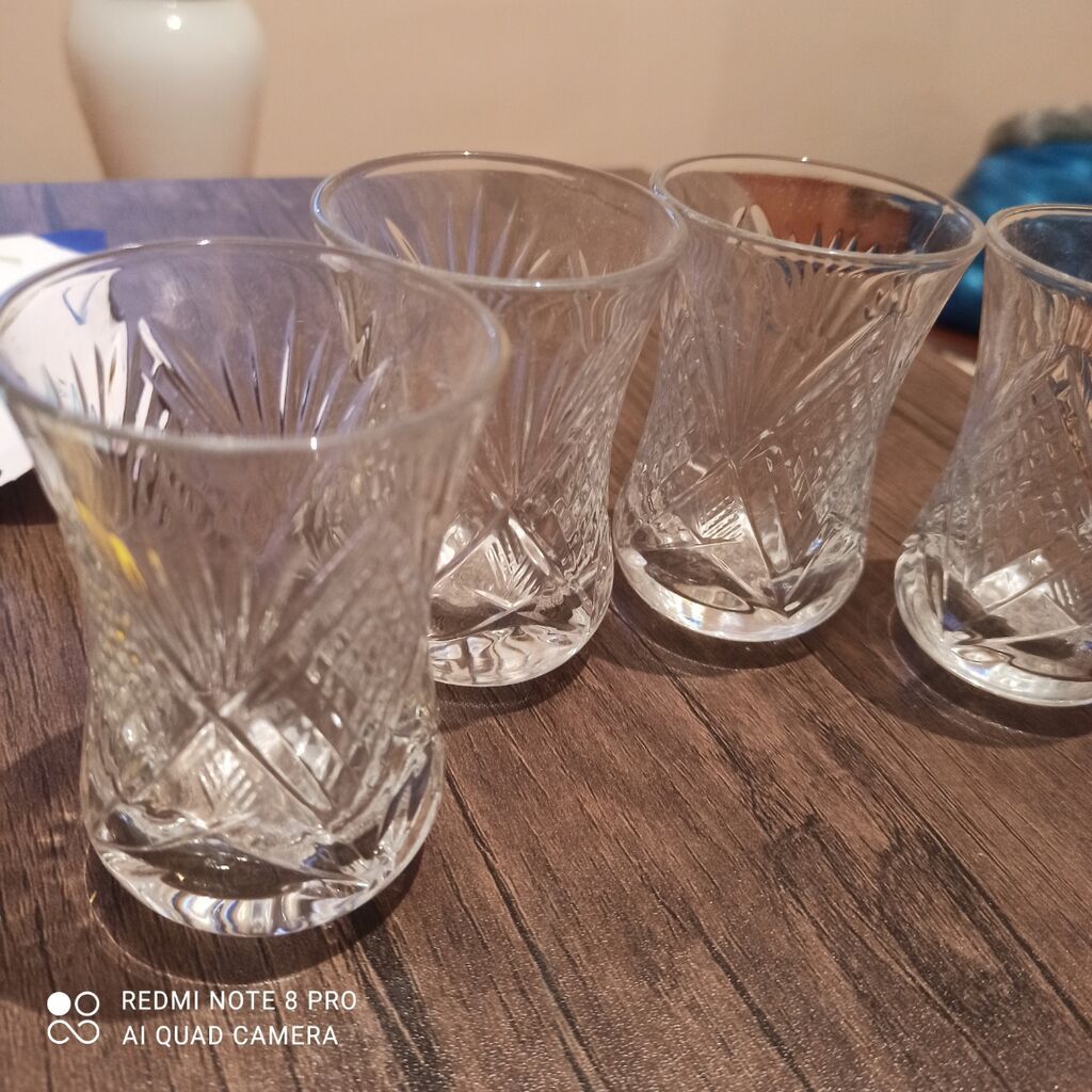 Çay dəsti, Xrustal, 6 nəfərlik — Süfrə qabı, Sumqayıt (2)