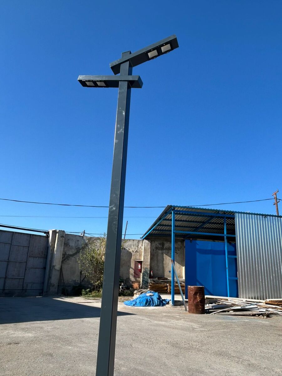 Metal işıq dirəkləri — İşıqlandırma, Bakı (4)