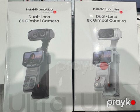 Insta360 Luna Ultra — Dual‑Lens 8K Gimbal Kamera Məhsul — Bakı