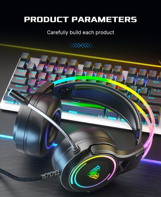 Qulaqlıq "Aula S506 Gaming Headset" — Səs texnikası, Bakı (2)