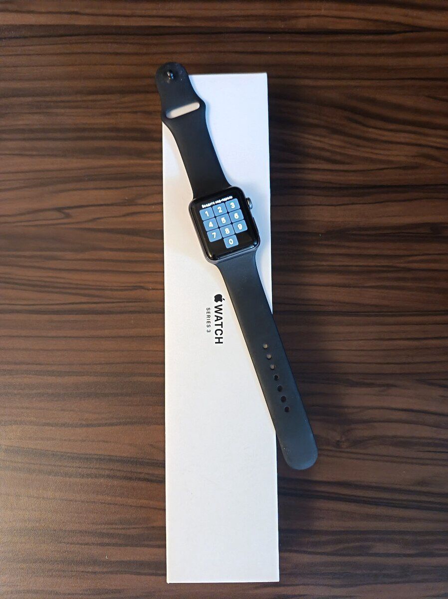 Apple Watch Series 3 Aluminum Space Gray 42mm — Ağıllı saatlar və biləkliklər, Bakı (2)