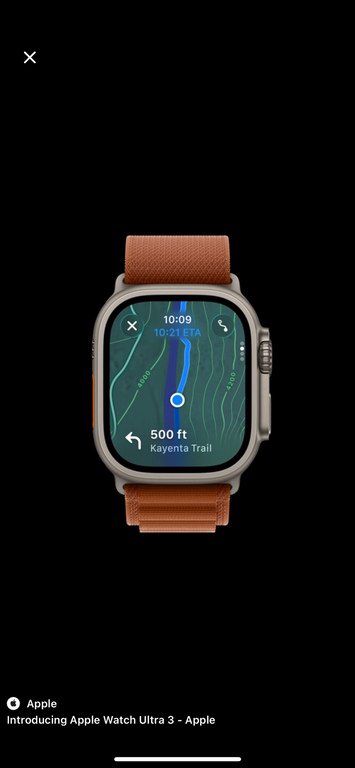 Apple Watch Ultra 3 Black — Ağıllı saatlar və biləkliklər, Bakı (7)