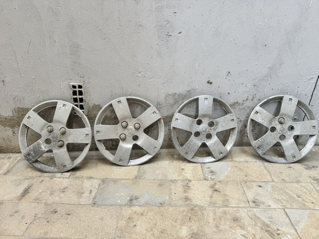 4 ədəd təkər qalpaka dəsti - Material: plastik - Rəng: gümüşü — Avtomobil qapağı, Xırdalan (2)
