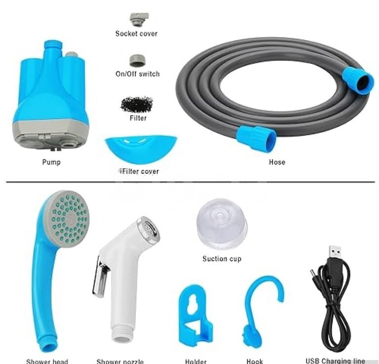 Piknik duşu şarjlı portativ — Camping, ovçuluq və balıqçılıq, Bakı (5)