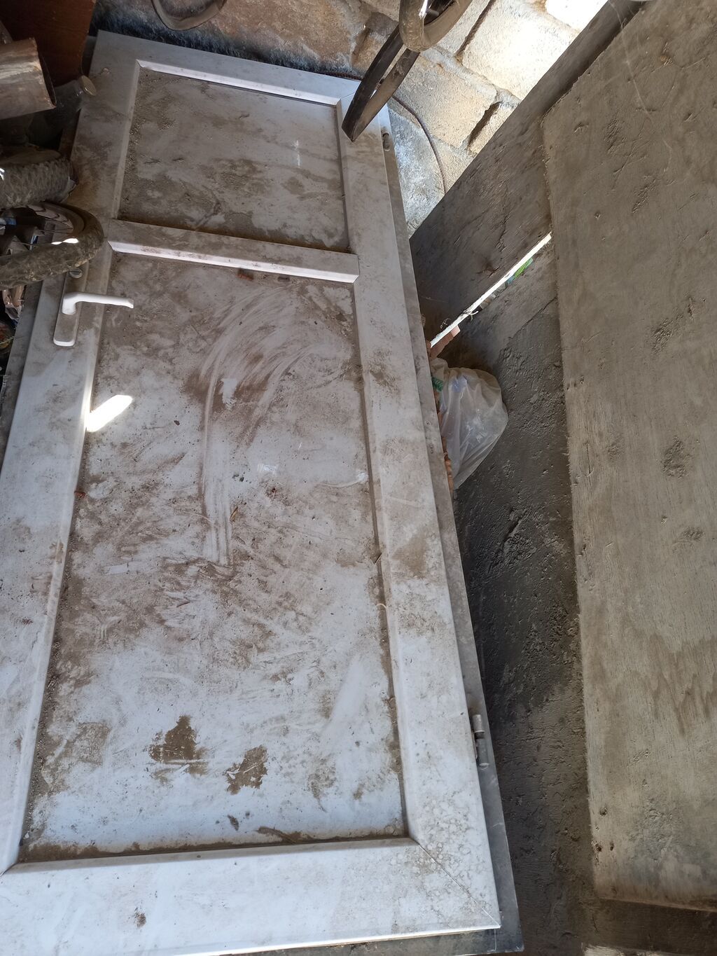 PVC qapı - Material: Ağ PVC profil - Ölçü: Standart təkdaş qapı — Pəncərələr, qapılar, balkonlar, Sumqayıt