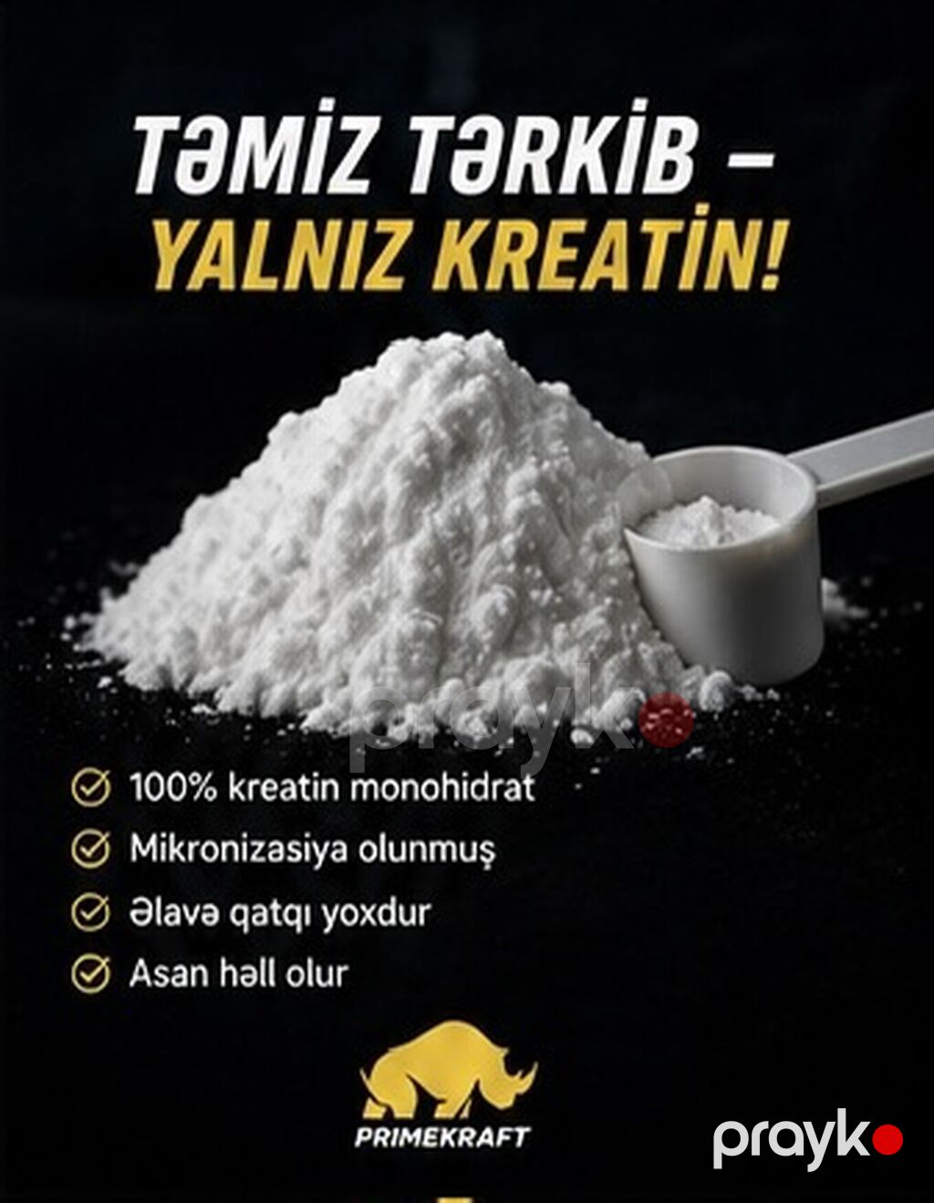 Kreatinlərə 50%endirim Endirimdə olan mallar bitdikdə elan — İdman qidası və əlavələr, Bakı (2)