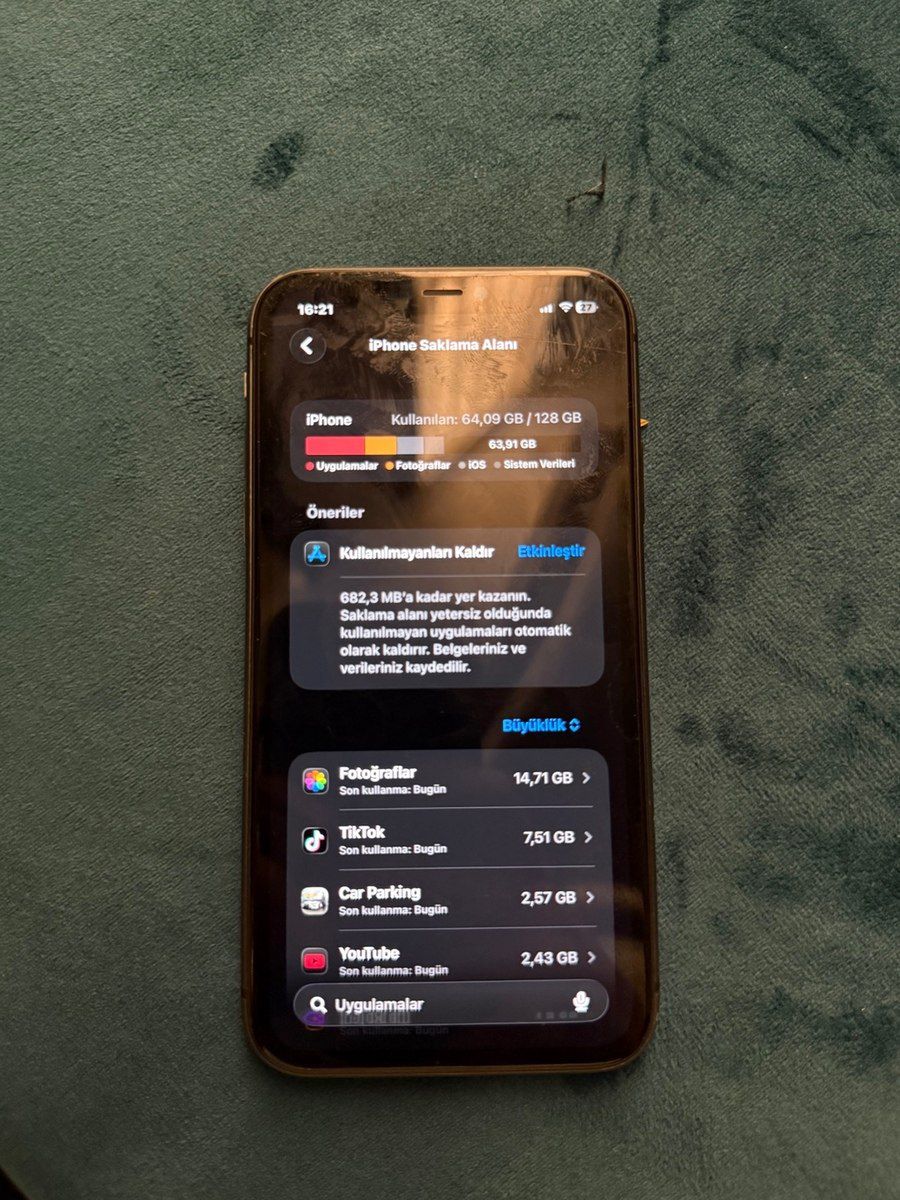 Apple iPhone 11 Black 128GB/4GB — Smartfonlar, Bakı (8)