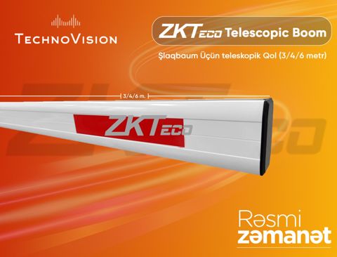ZKTeco Telescopic Boom 6m — Bakı