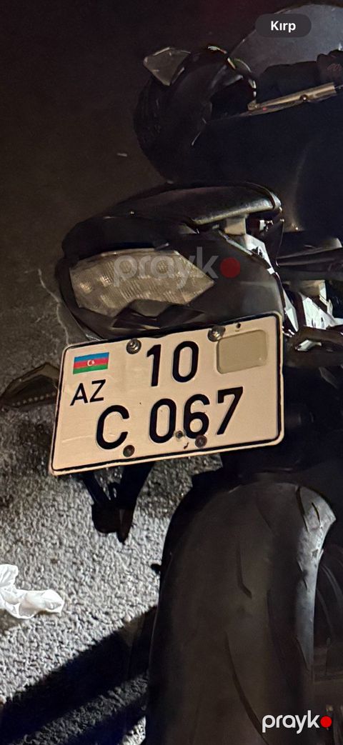 Motosiklet qeydiyyat nişanı - 10-C-067 — Bakı