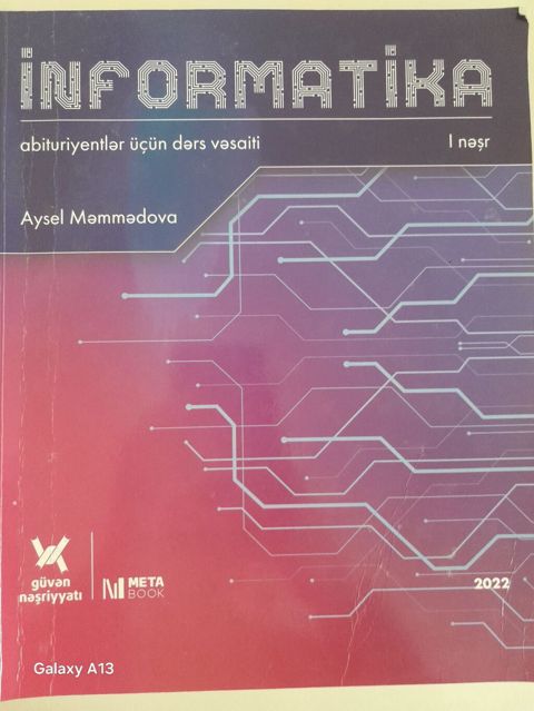 İnformatika 11-ci sinif, 2022 il — Digah