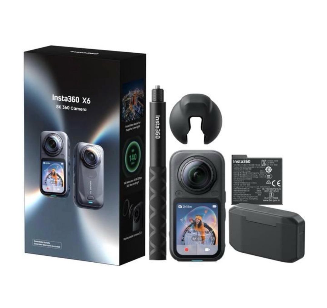 Insta360 X6 8K 360° Camera Essentials Bundle — Foto və video texnikası, Bakı (2)