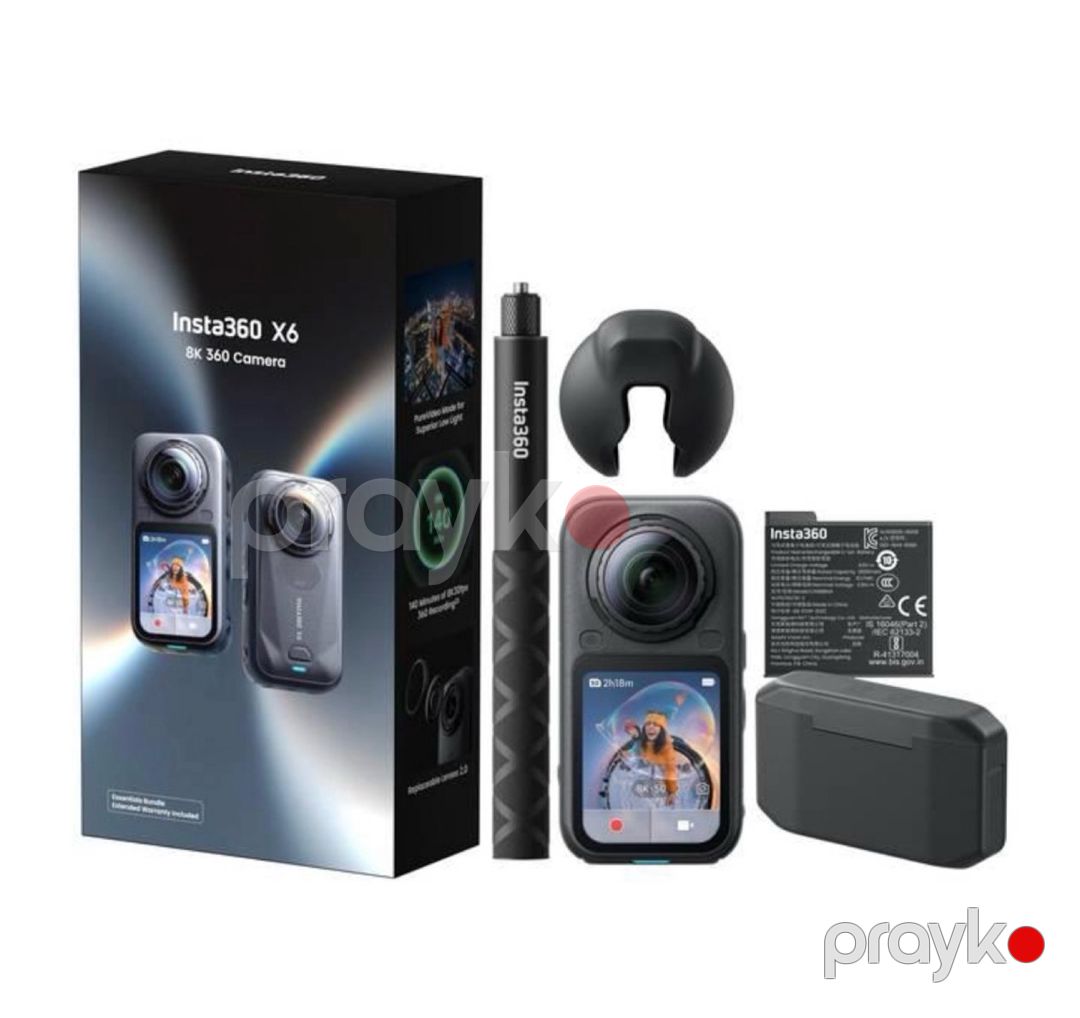 Insta360 X6 8K 360° Camera Essentials Bundle — Foto və video texnikası, Bakı (2)