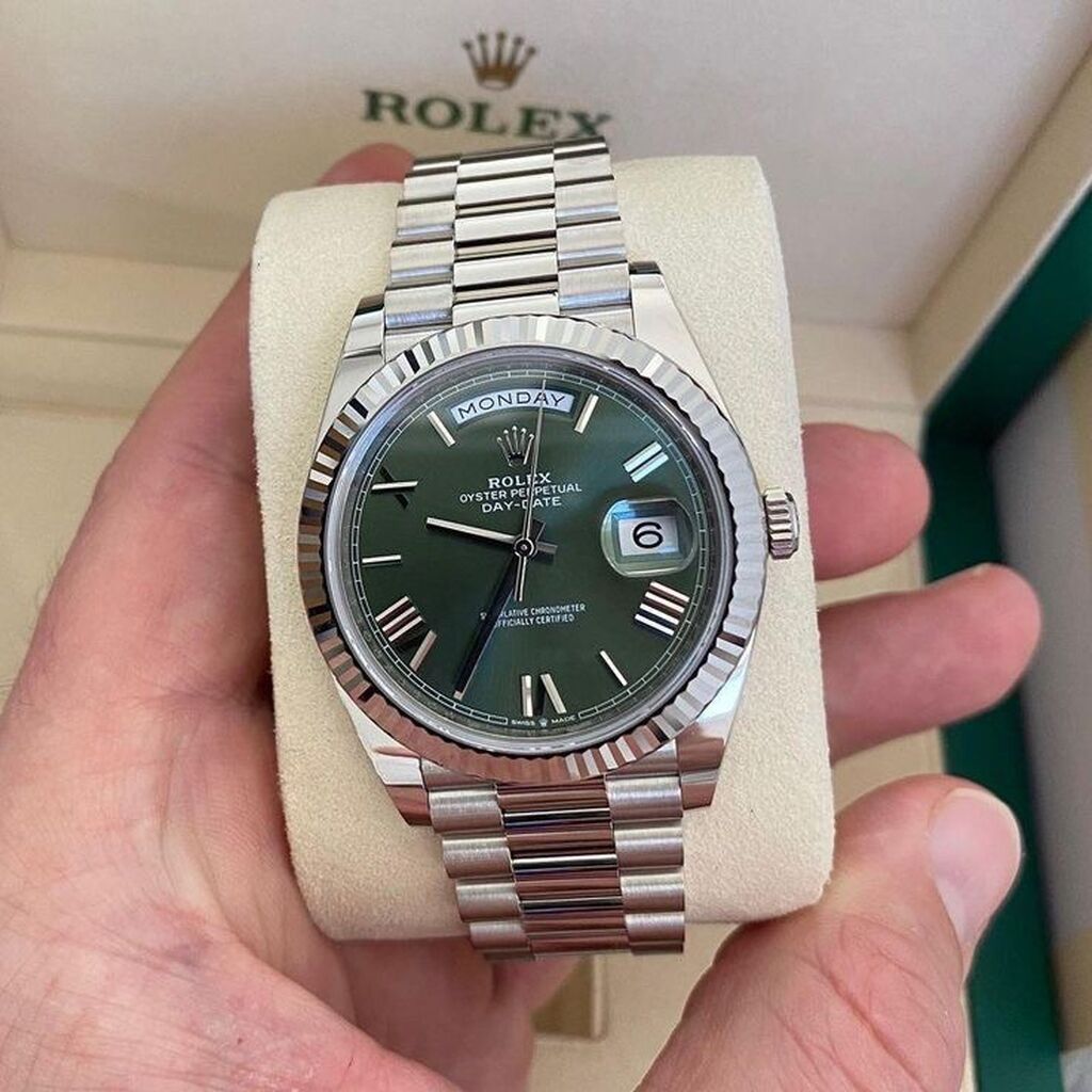 Rolex Oyster Perpetual Day‑Date kişi qol saatı - Korpus: cilalanmış — Qol saatları, Bakı (2)
