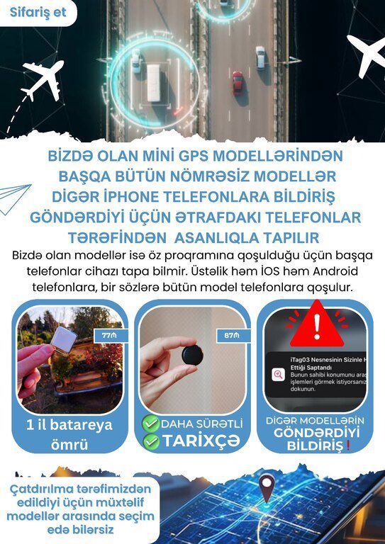 Mini GPS izləmə cihazı — Ehtiyat hissələri və aksesuarlar, Bakı (3)