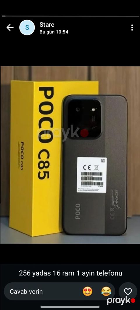 Poco C85, 256 GB, rəng - Boz — Masazır