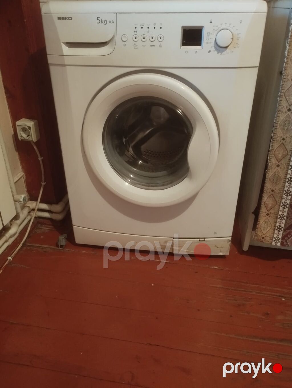 Paltaryuyan maşın Beko, 5 kq, İşlənmiş, Avtomat, Qurutmasız, Kredit yoxdur, Ünvandan götürmə — Çamaşır maşınları, Mingəçevir (2)