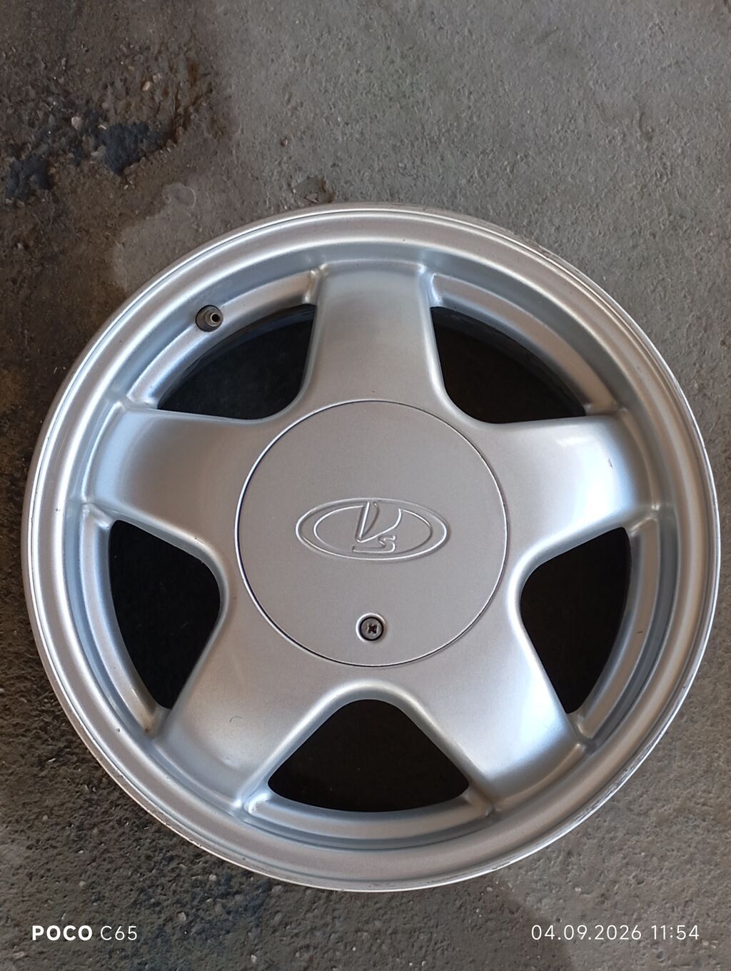 Lada üçün orijinal yüngül lehimli disk - Marka/loqo: Lada (mərkəz — Diskləri, Saray (2)