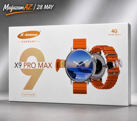 X-Inova X9 Pro Max Smart Saat – Premium Ultra Dizayn — Bakı