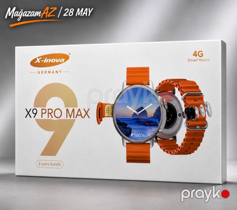 X-Inova X9 Pro Max Smart Saat – Premium Ultra Dizayn — Bakı
