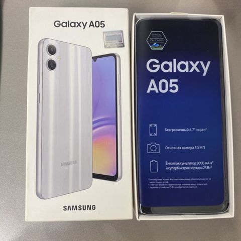 Samsung Galaxy A05, 128 GB, rəng - Gümüşü, İki sim kartlı — Bakı