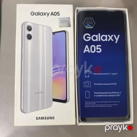Samsung Galaxy A05, 128 GB, rəng - Gümüşü, İki sim kartlı — Bakı