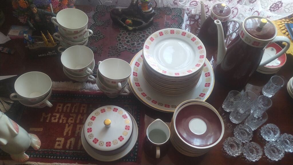Nahar dəsti, rəng - Ağ, Farfor, Almaniya — Süfrə qabı, Digah (2)