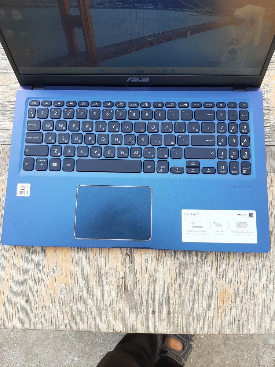 Asus (i3 10-cu nəsil/8 GB RAM/256GB sürətli SSD) — Noutbuklar, Bakı (2)