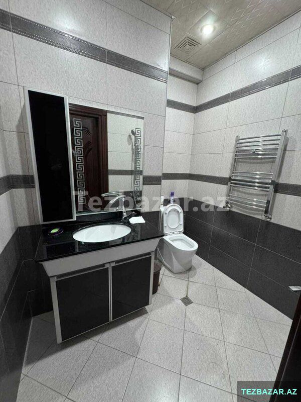Satılır 3 otaqlı yeni tikili 135 m², Elmlər Akademiyası m — Mənzil, Bakı (9)