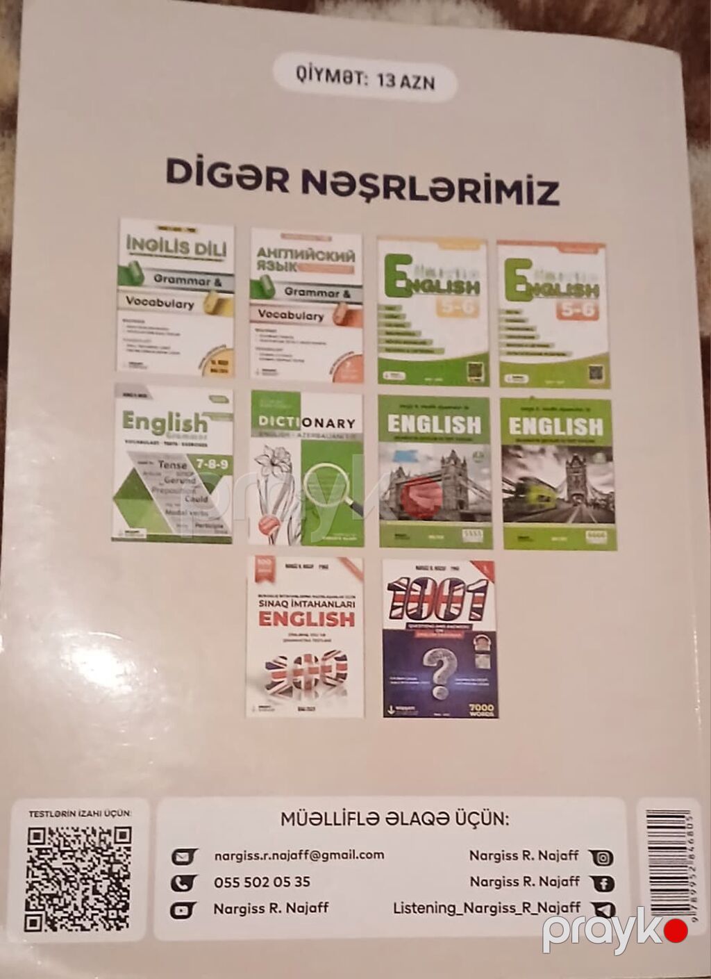 İngilis dili 11-ci sinif — Kitablar, Digah (2)