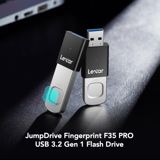 Flaş kart "Lexar 256GB Fingerprint F35 Pro Jumpdrive USB 3.2 GEN 1 Flash" — HyperTitan — Peripheral Devices