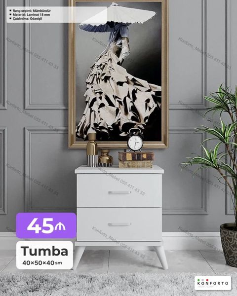 Məhsul: Tumba Ölçülər: 40 50 40 sm Material: 18 mm laminat — Bakı