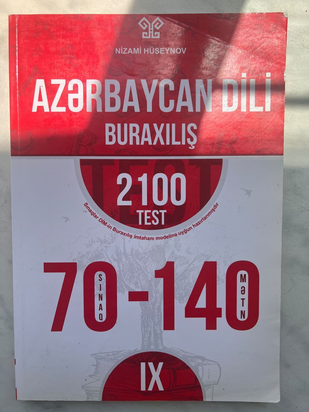 Məhsul: “Azərbaycan dili – Buraxılış” test toplusu (Nizami Hüseynov) — Kitablar, Bakı