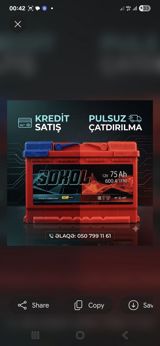 Akkumulyatorlar Kreditlə Satışda Avtomobiliniz üçün yeni — Аккумуляторы