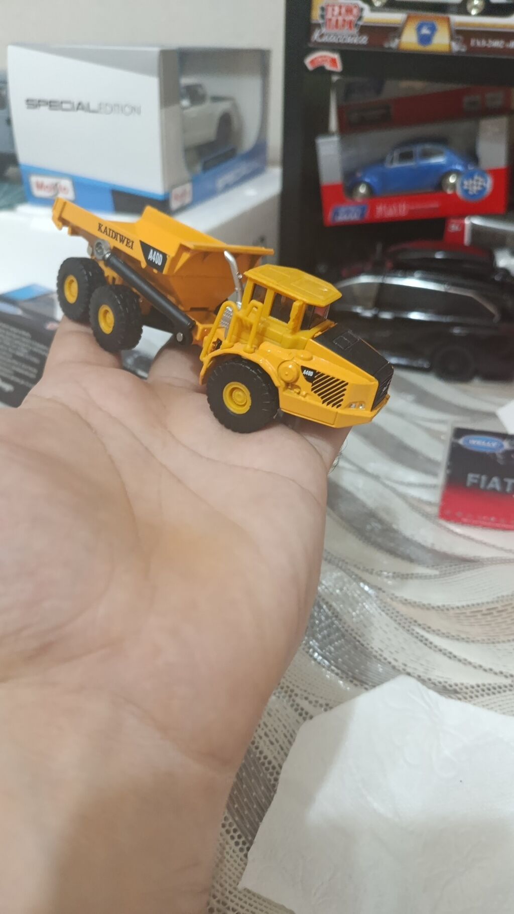 Kaıdıweı A400 die-cast model – mini şaquli karxana dumperi - Miqyas — Modellar, Bakı (4)