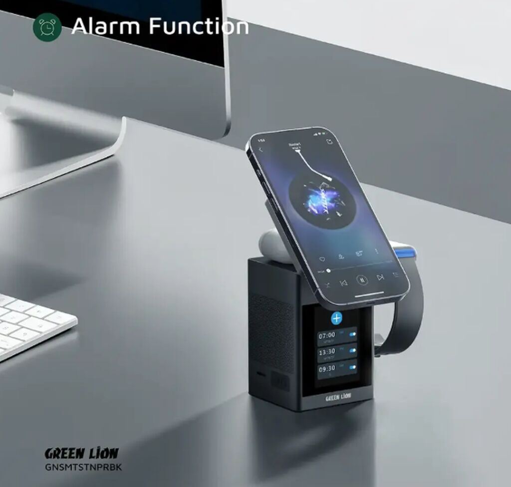 Green Lion Smart Station Pro, LCD sensorlu Ekranı, simsiz şarj — Digər, Bakı (3)
