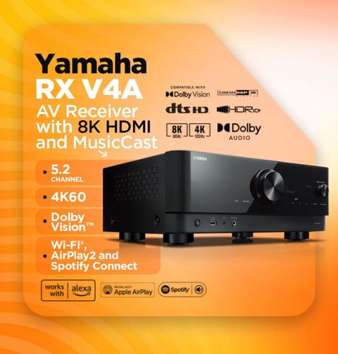 Yamaha RX V4A- 8K AV receiver və MusicCast — Bakı