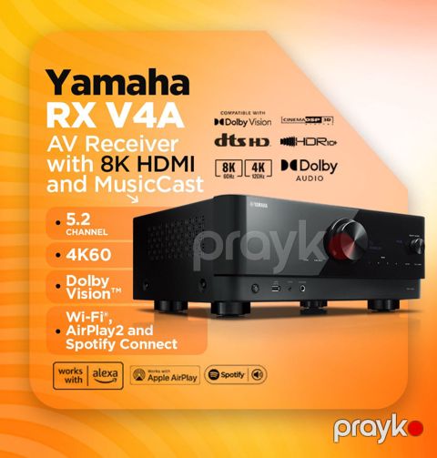Yamaha RX V4A- 8K AV receiver və MusicCast