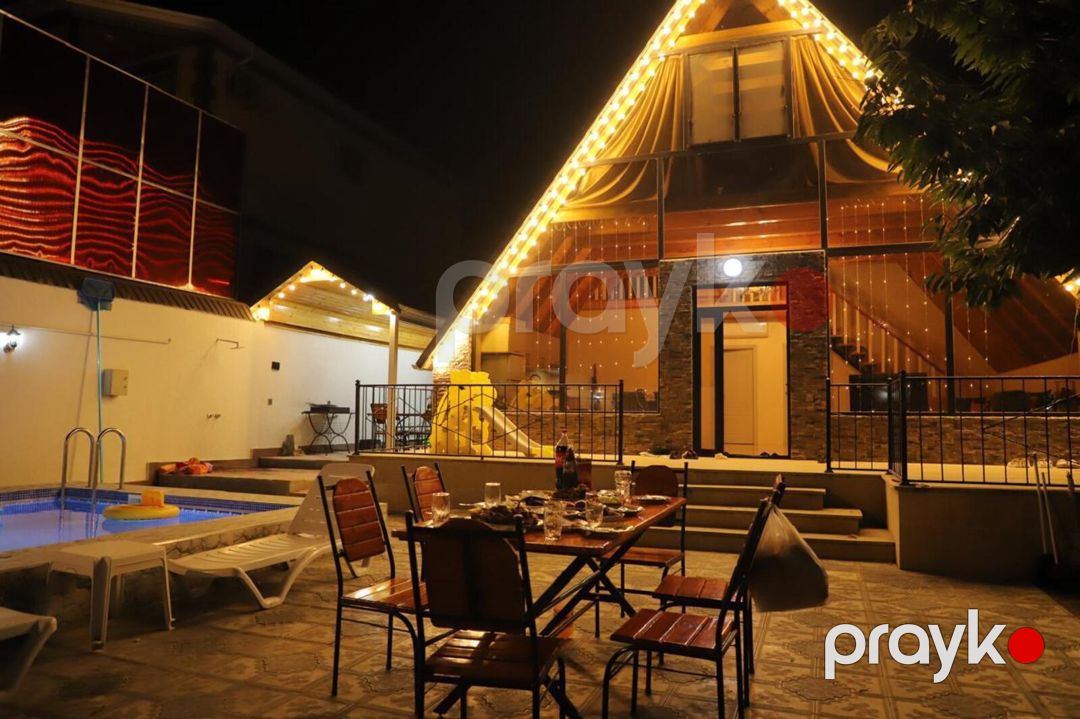 İcarəyə verilir 4 otaqlı həyət evi/bağ evi 140 m² — Ev, villa, Qəbələ (3)