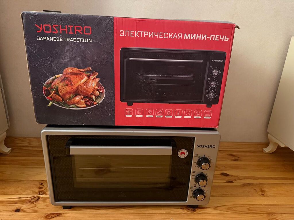 Yoshiro elektrik mini soba - Stolüstü kompakt dizayn, şüşə qapı və — Masaüstü plitələr, Bakı (2)