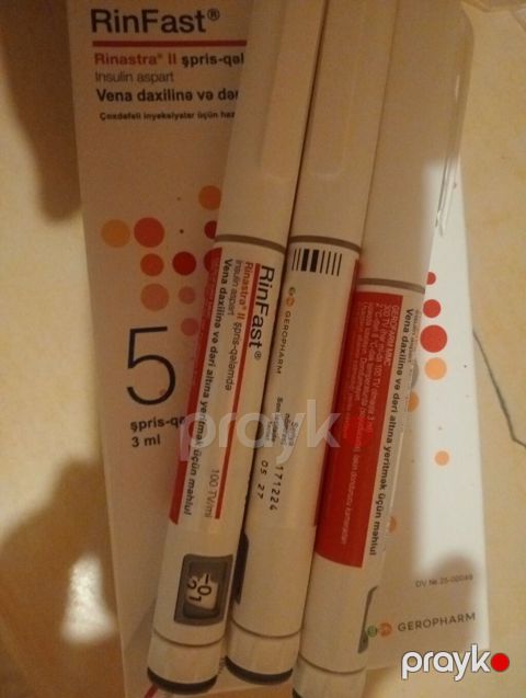 RinFast (Insulin aspart) – RinAstra II şpris-qələm - İstehsalçı — Bakı