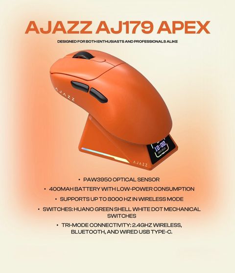 Ajazz AJ179 apex orange — Bakı