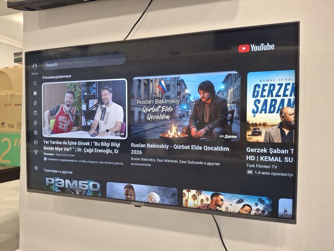 Televizor Lg 109 ekran 4 k — TV və Video, Bakı (3)
