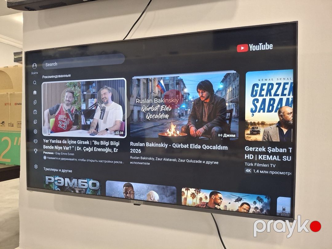 Televizor Lg 109 ekran 4 k — TV və Video, Bakı (3)