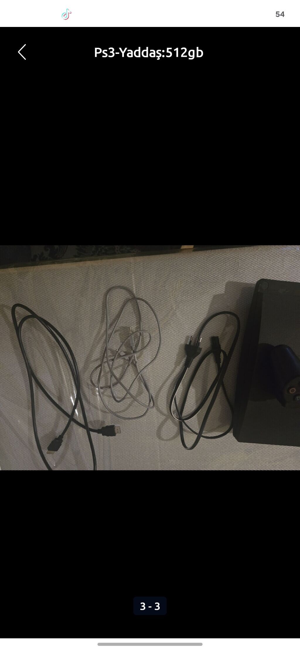 Ps3 ucuz qiymete Yaddaş:512gb Oyun Sayı:76 1pult tam işlek 1pultda — Oyun konsolları, Digah (2)