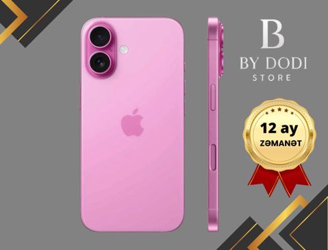 Apple iPhone 16 Pink 256GB/8GB — Bakı