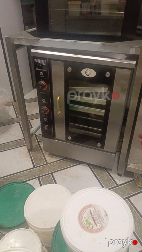 Peç və kafe avadanlıqları dəsti - 3 mərtəbəli sənaye elektrik peçi — Bakı